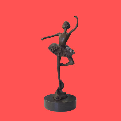 Ballerina Statues Bronze Sculpture Of Young Girl