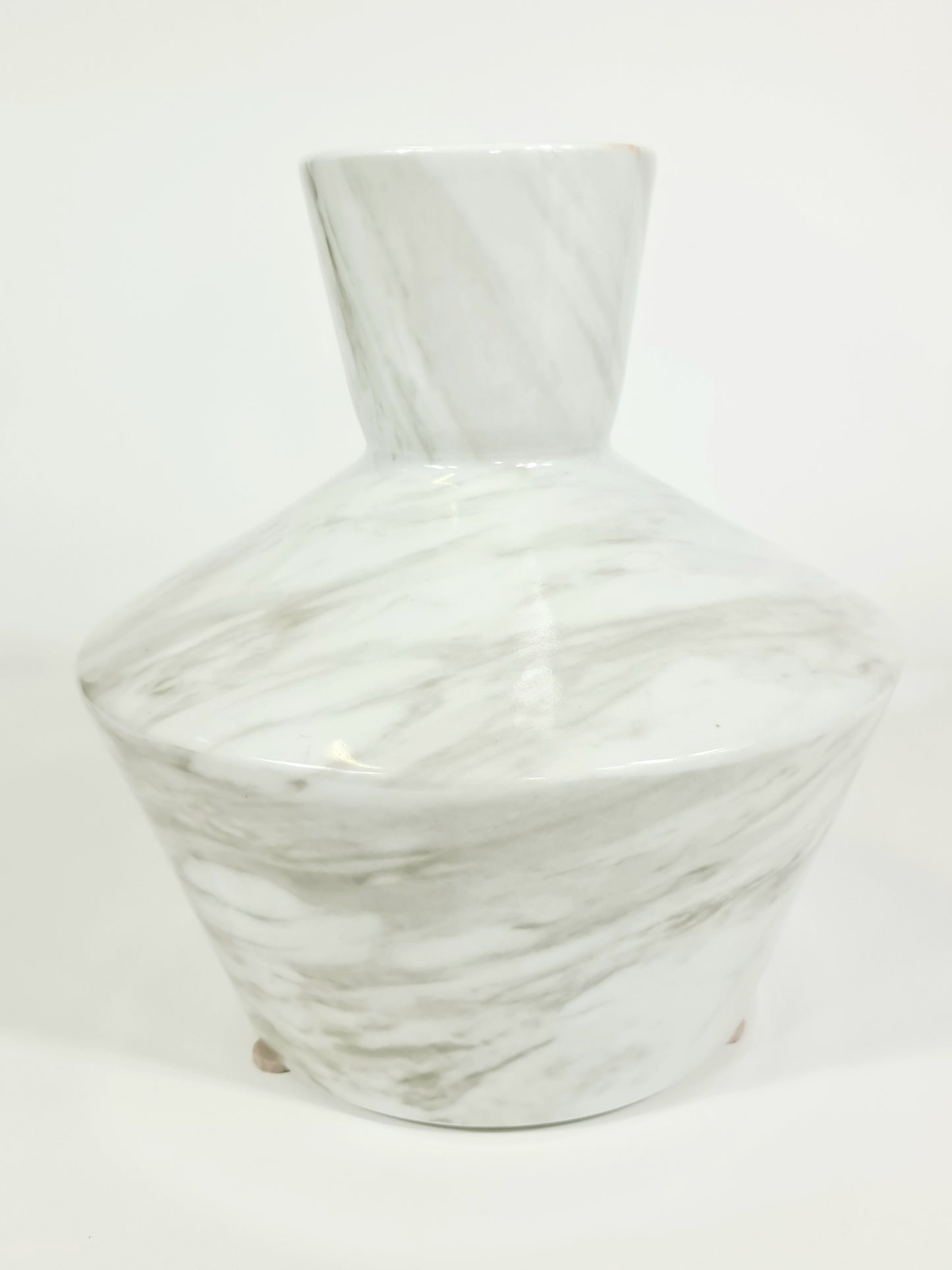 Large Modern Solid Carrara Marble Vase (70% OFF)