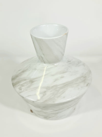 Large Modern Solid Carrara Marble Vase (70% OFF)